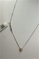 Collana Davite & Delucchi Donna in Oro bianco Diamante 0.10 Ct CLN009069 - CLN009069
